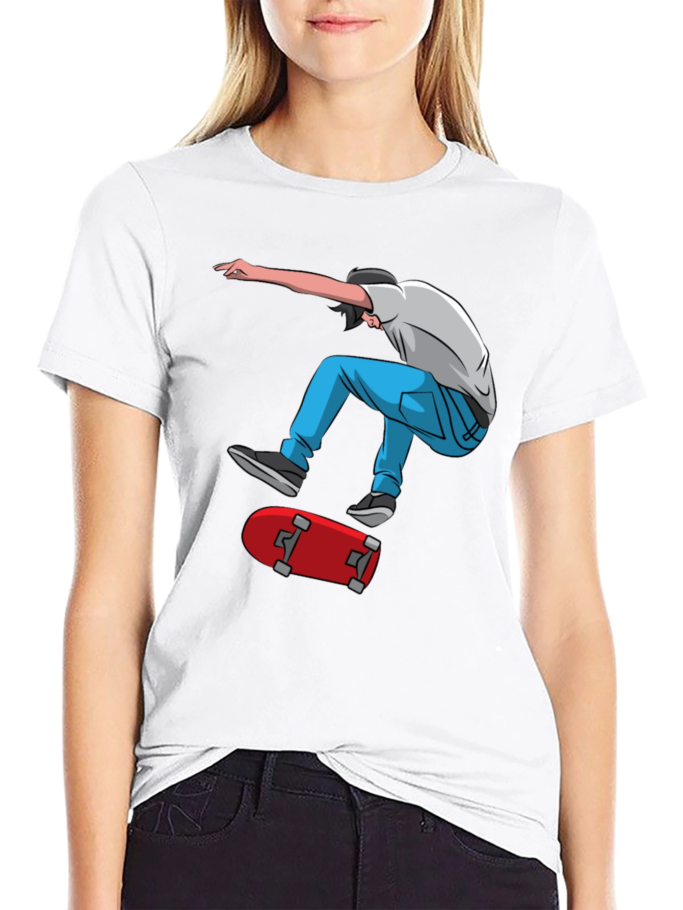 Skater Graphic Tee - Cool & Trendy