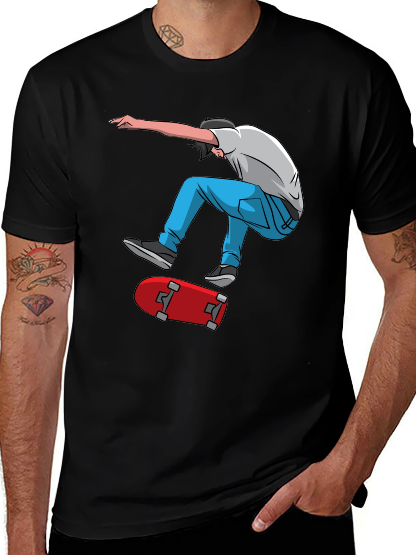 Skater Graphic Tee - Cool & Trendy
