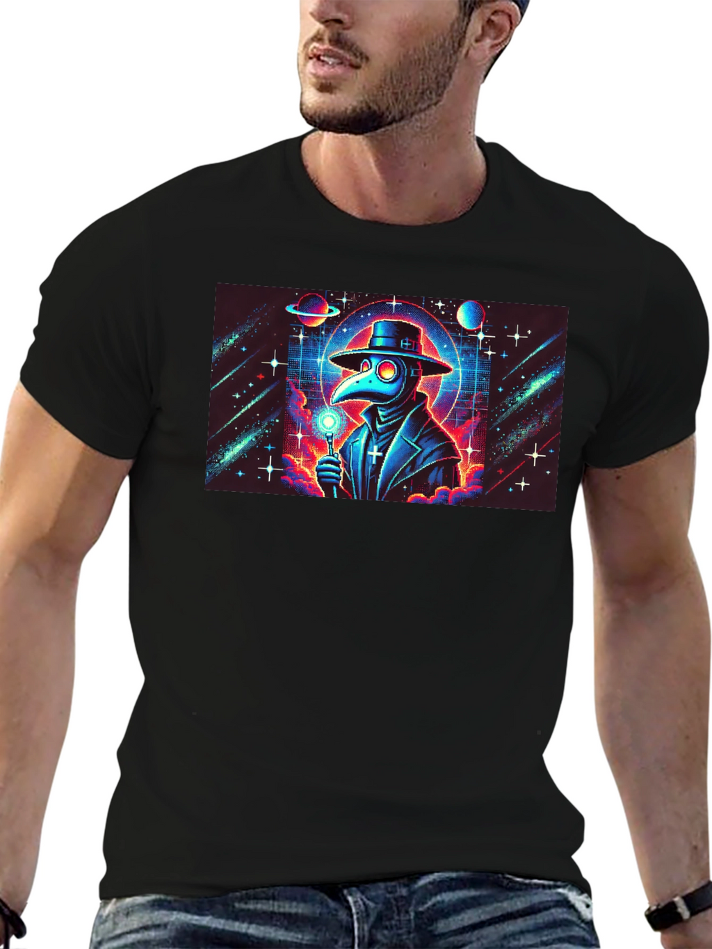 Plague Doctor Space T-Shirt