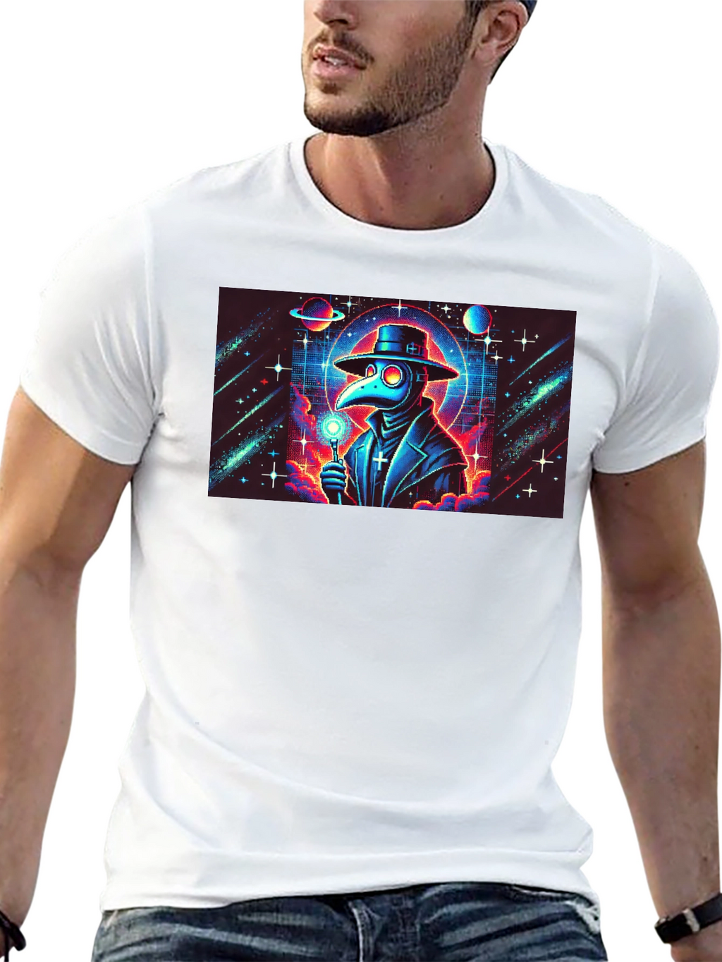 Plague Doctor Space T-Shirt