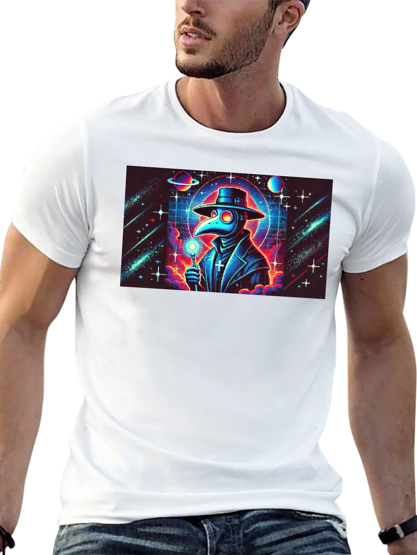 Plague Doctor Space T-Shirt
