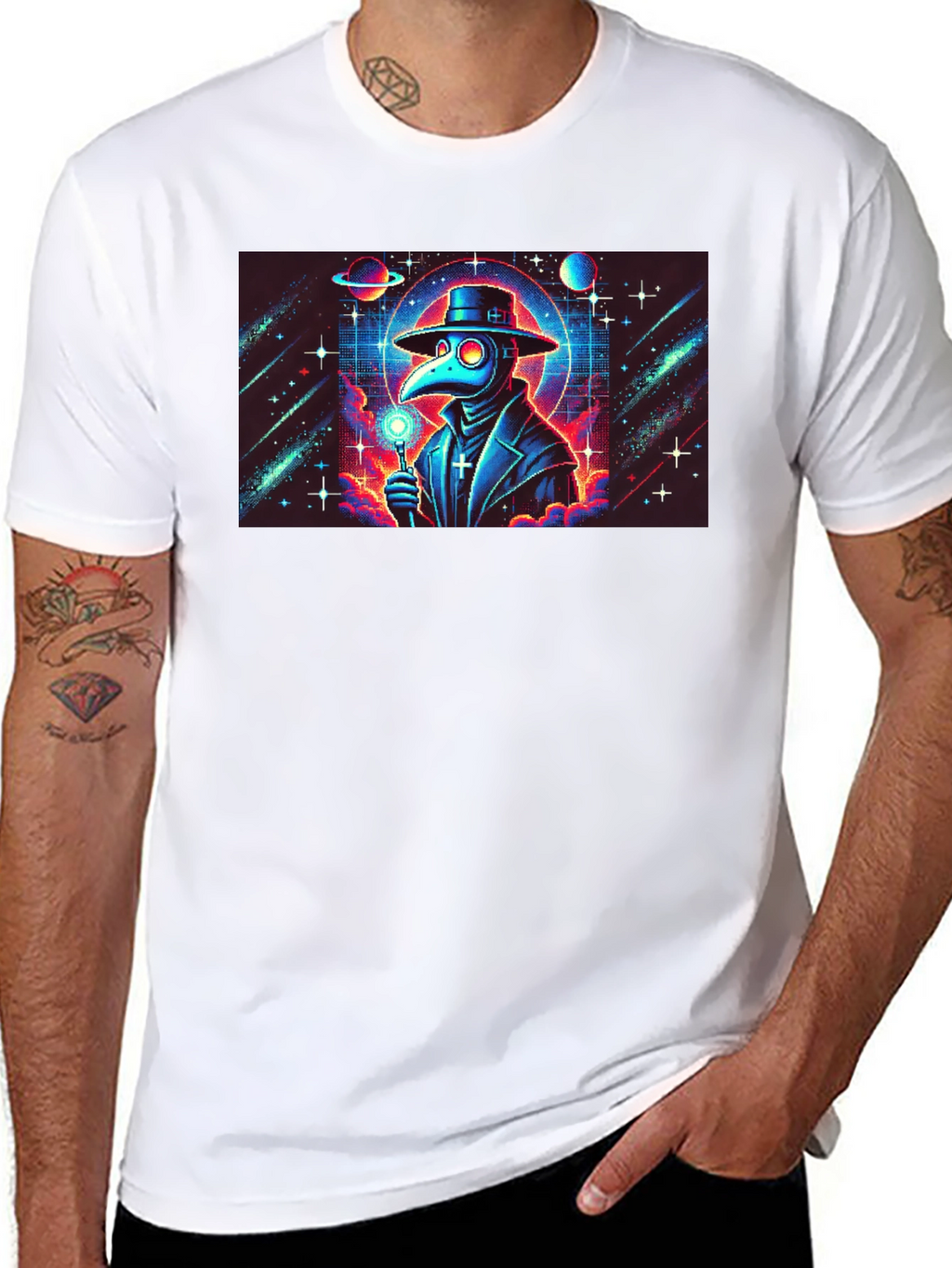 Plague Doctor Space T-Shirt