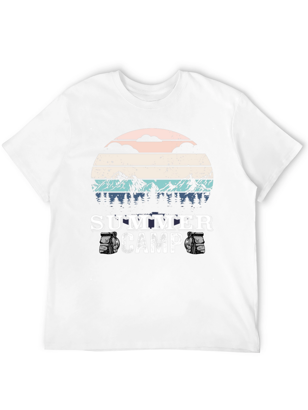 Summer Camp T-Shirt - Retro Style Camping Tee