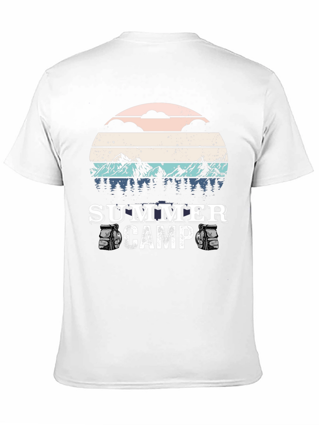 Summer Camp T-Shirt - Retro Style Camping Tee