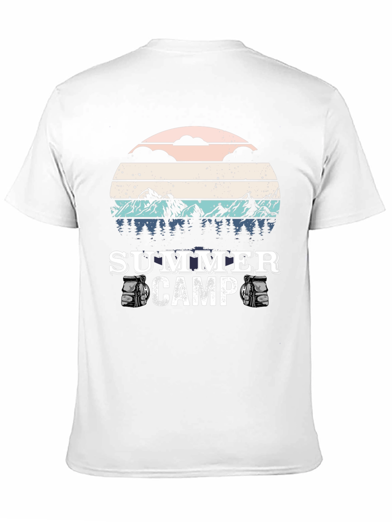 Summer Camp T-Shirt - Retro Style Camping Tee