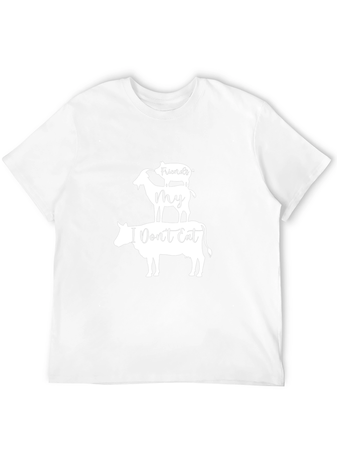 Vegan Friends Not Food Graphic Tee