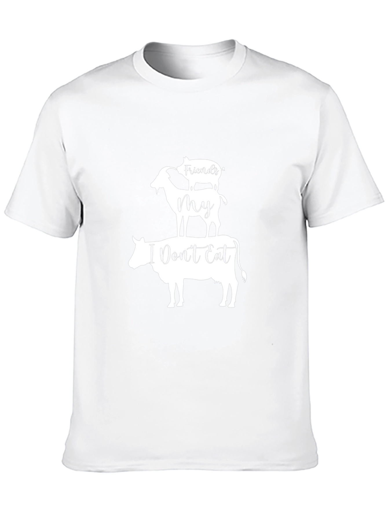Vegan Friends Not Food Graphic Tee