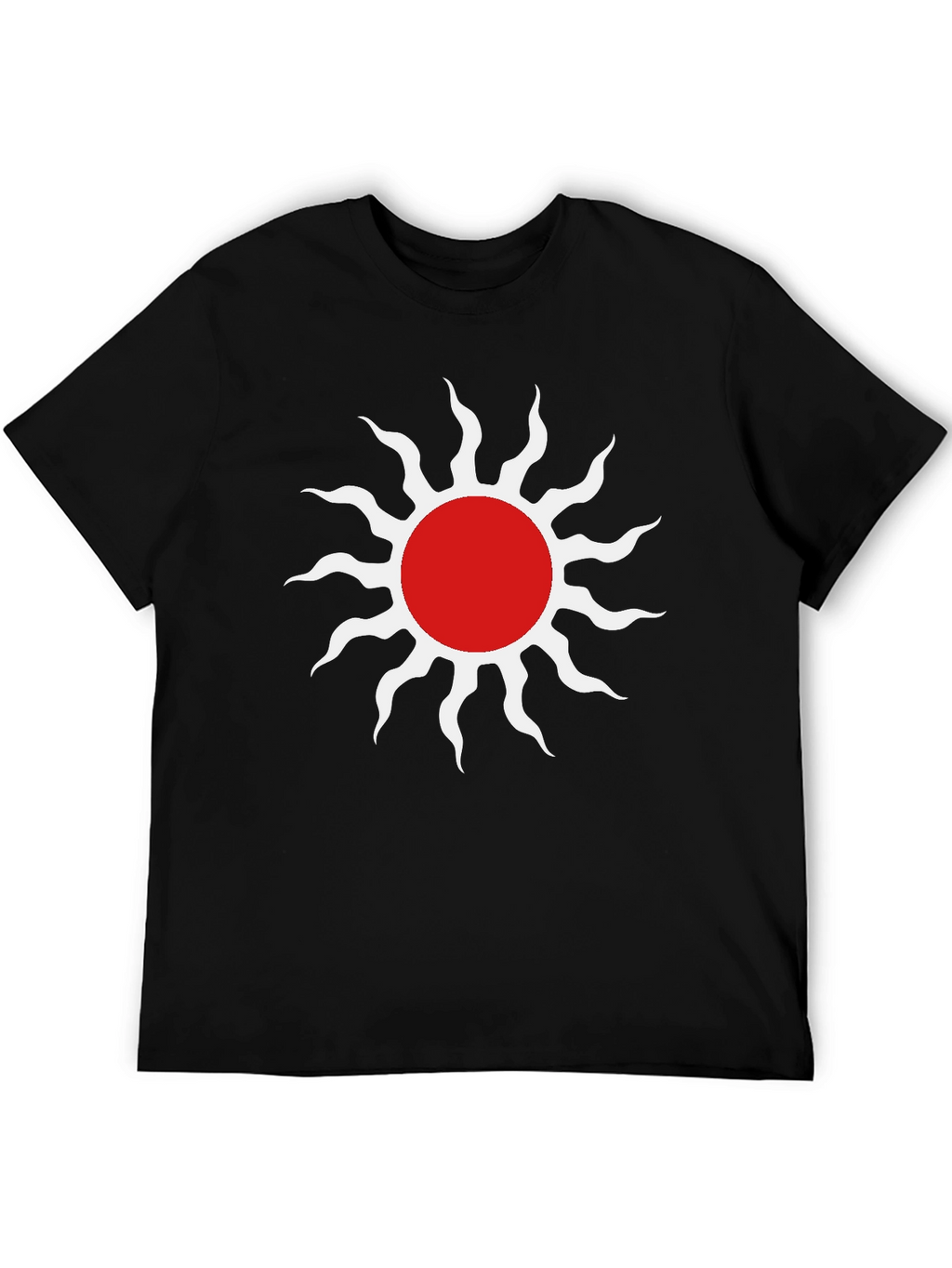 Sun Graphic Tee - Stylish Black T-Shirt