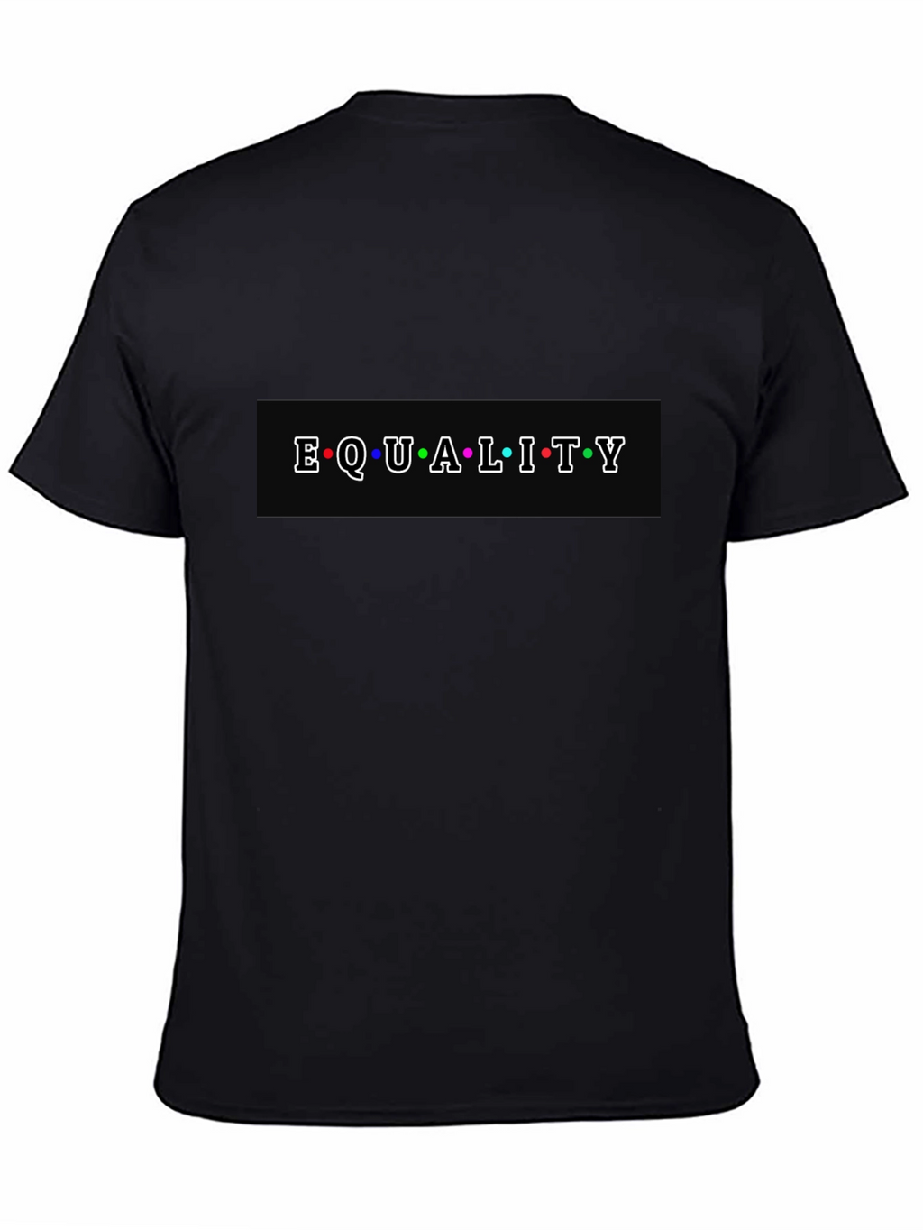 Equality T-Shirt - Black Cotton Blend