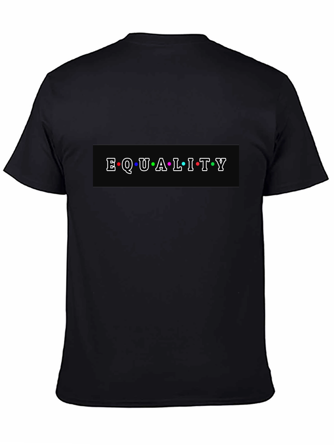 Equality T-Shirt - Black Cotton Blend
