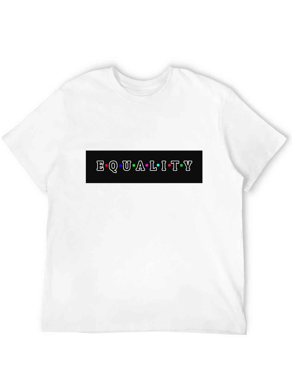 Equality T-Shirt - Black Cotton Blend