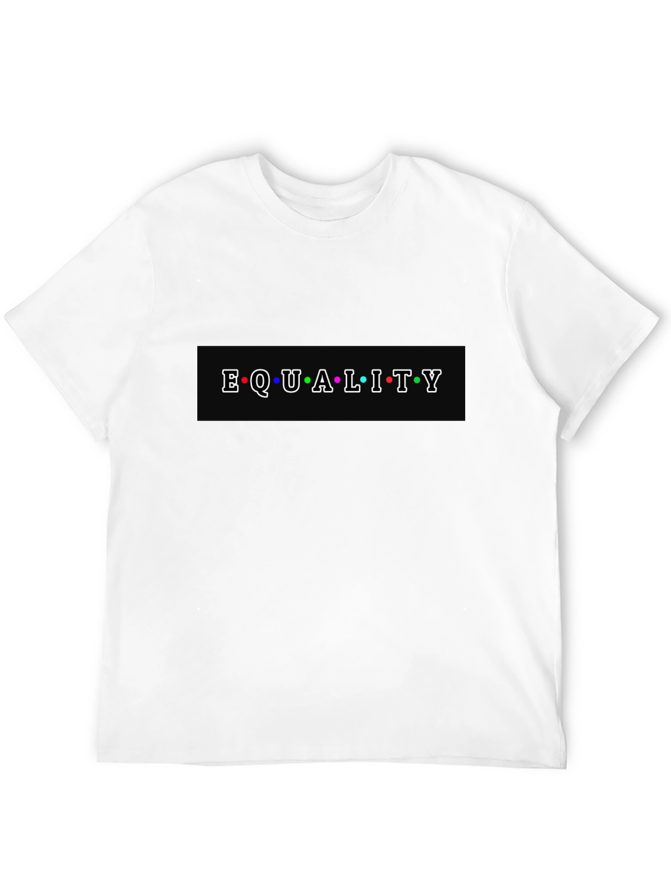 Equality T-Shirt - Black Cotton Blend