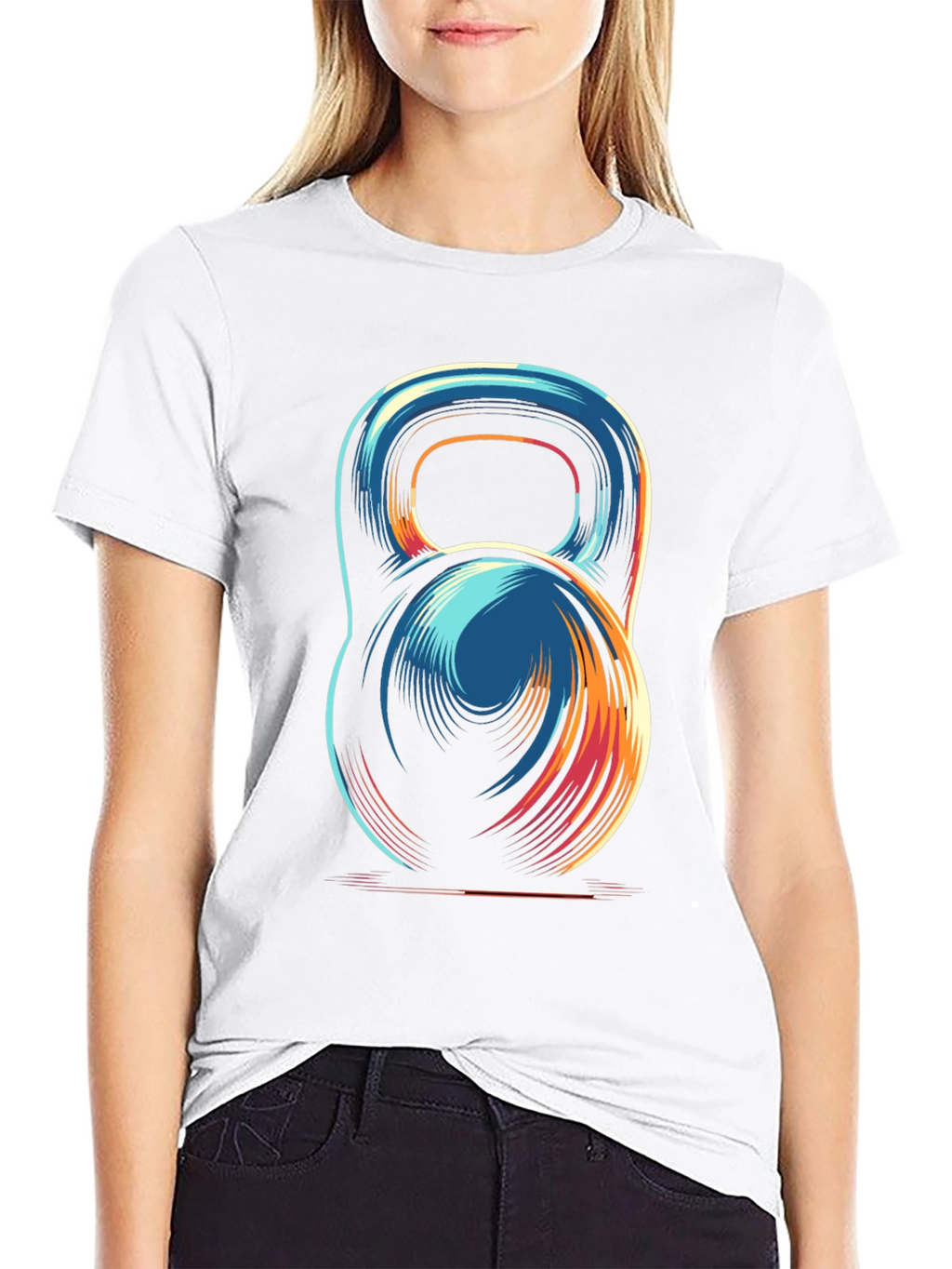 Kettlebell Graphic Tee - Fitness Style