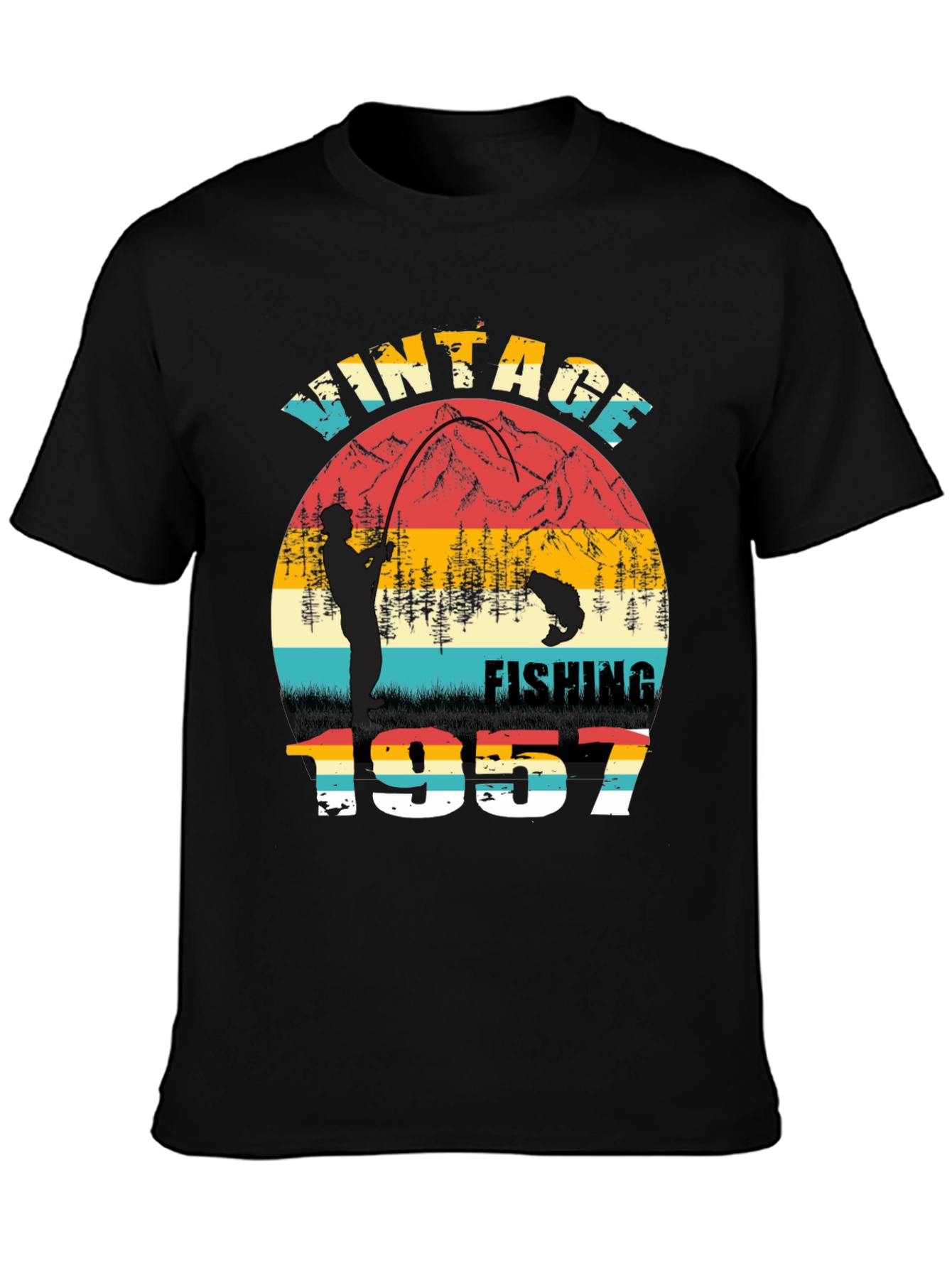 Vintage Fishing 1957 Graphic Tee
