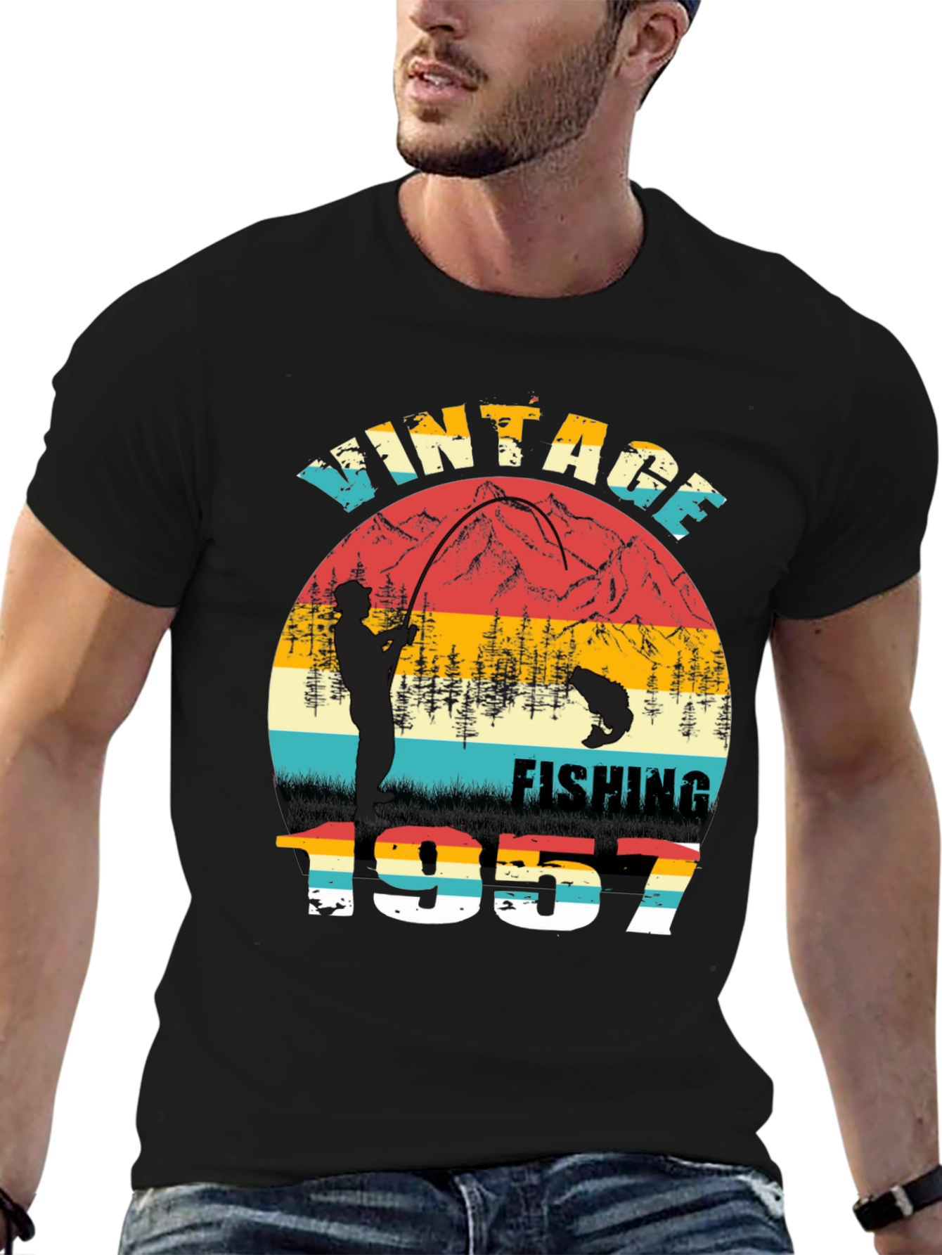 Vintage Fishing 1957 Graphic Tee