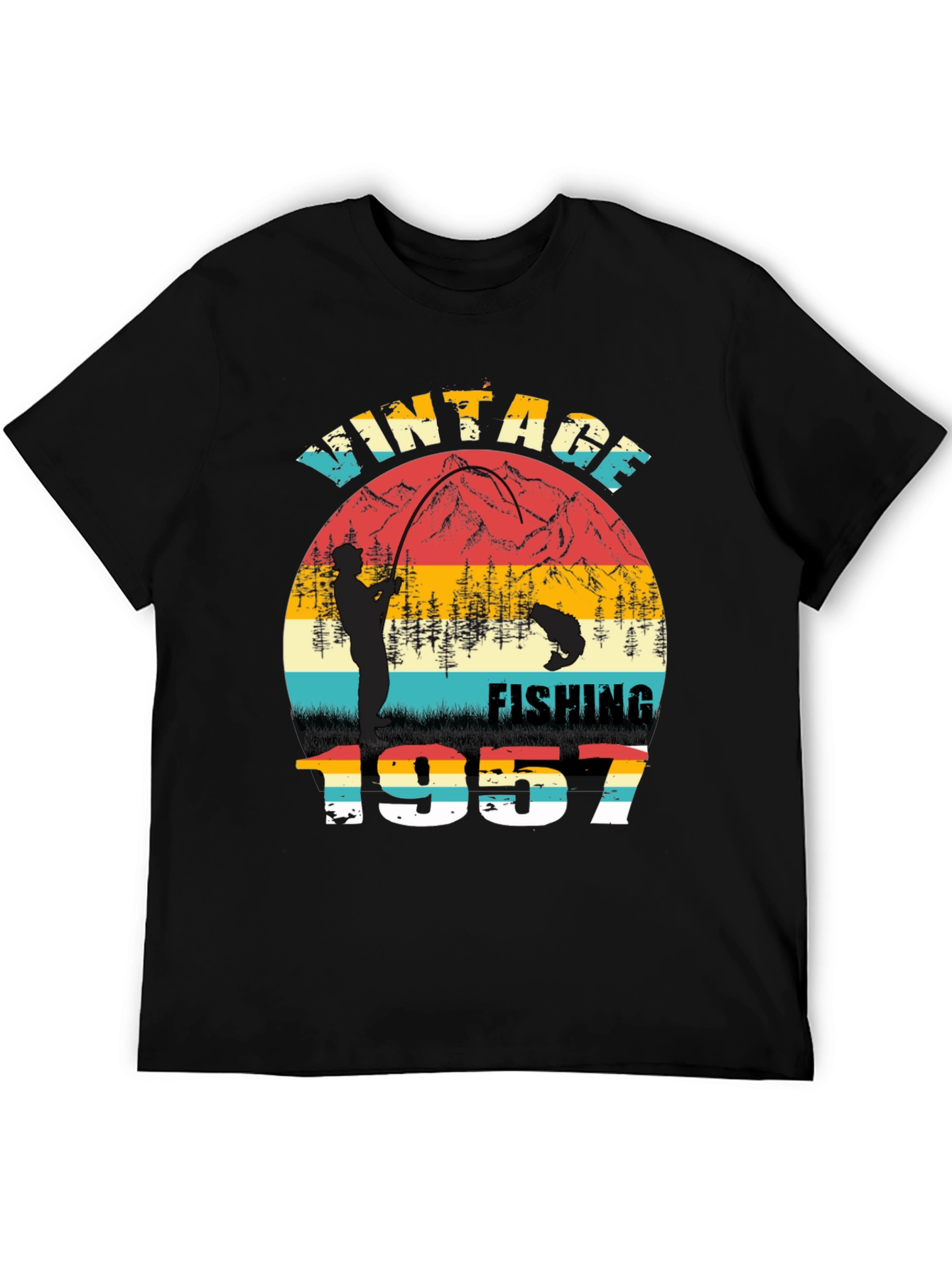 Vintage Fishing 1957 Graphic Tee
