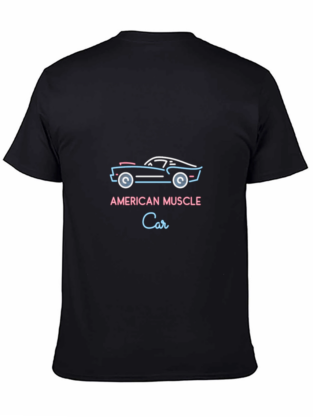 American Muscle Car Graphic Tee - Black