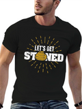 Lets Get Stoned Curling T-Shirt