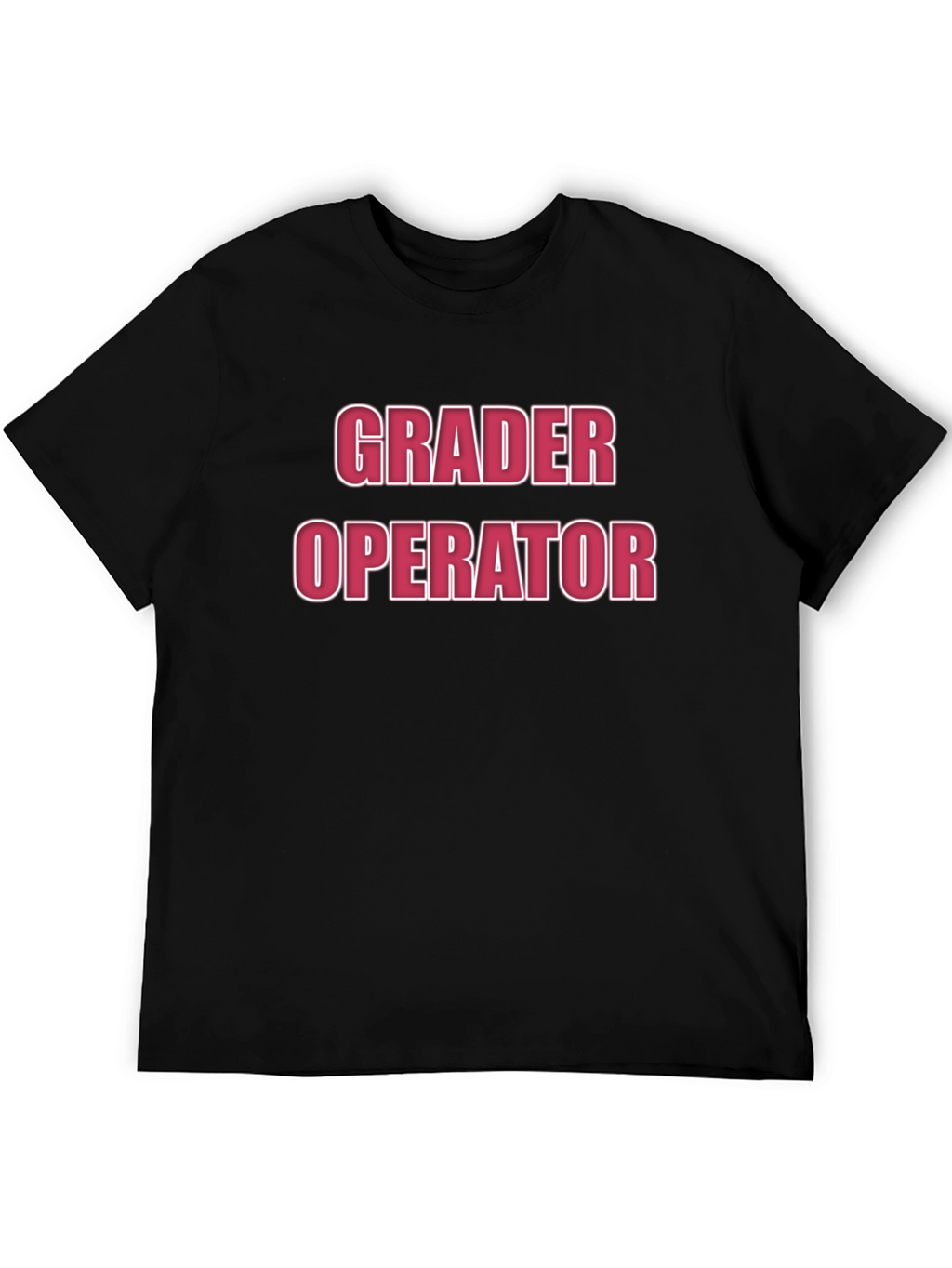 Grader Operator Graphic Tee - Black