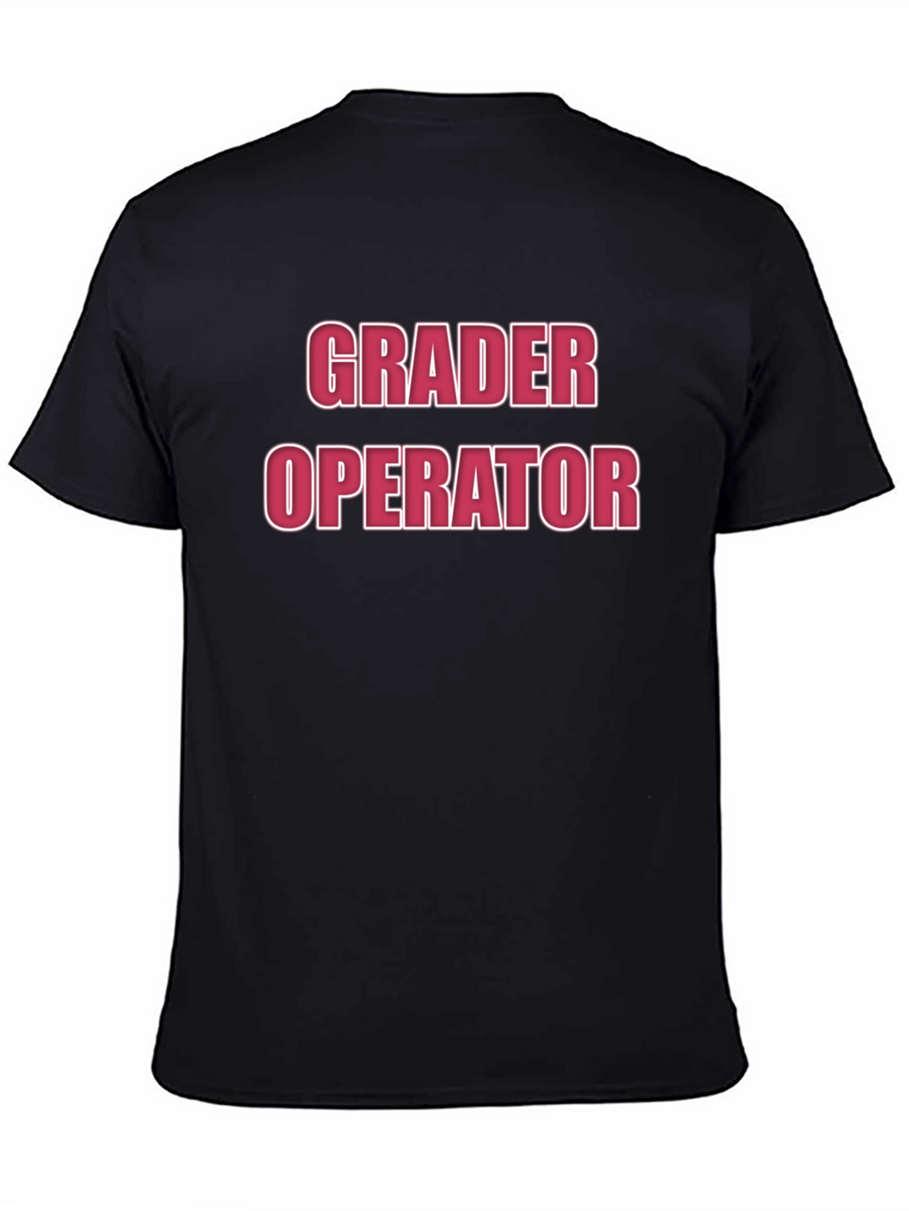 Grader Operator Graphic Tee - Black