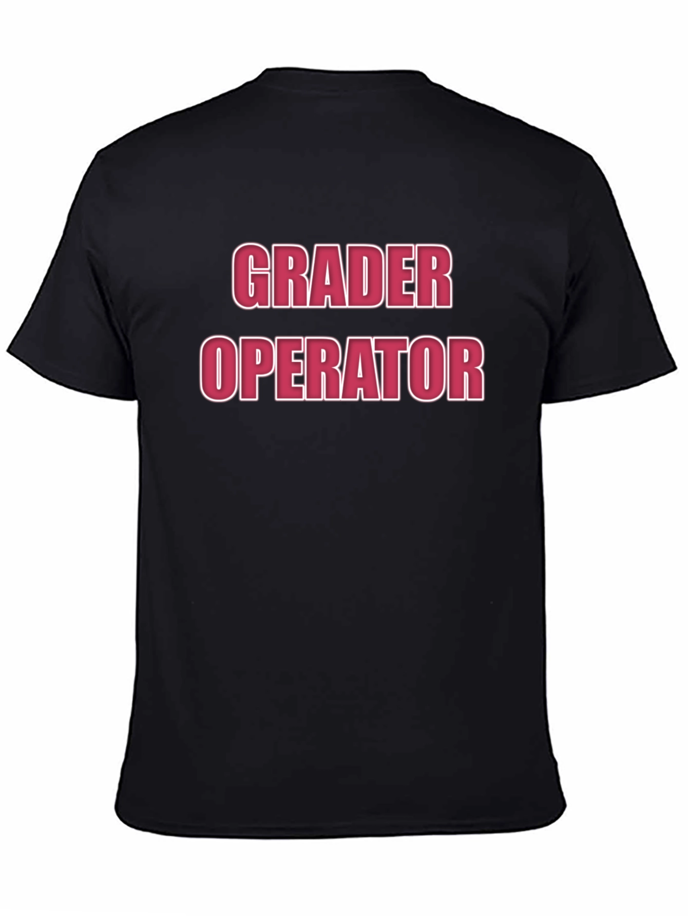 Grader Operator Graphic Tee - Black
