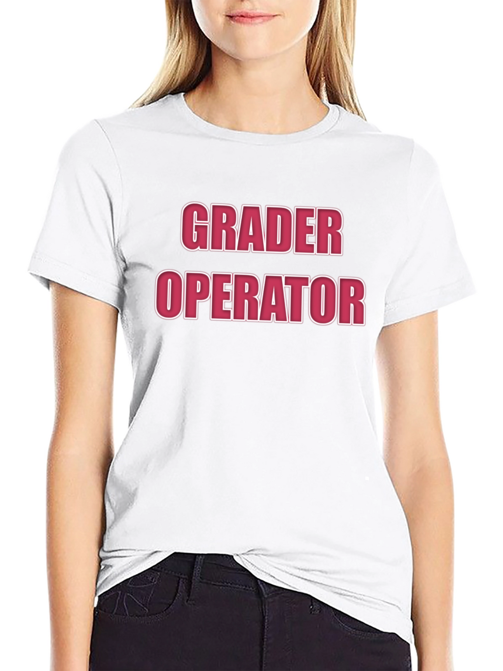 Grader Operator Graphic Tee - Black