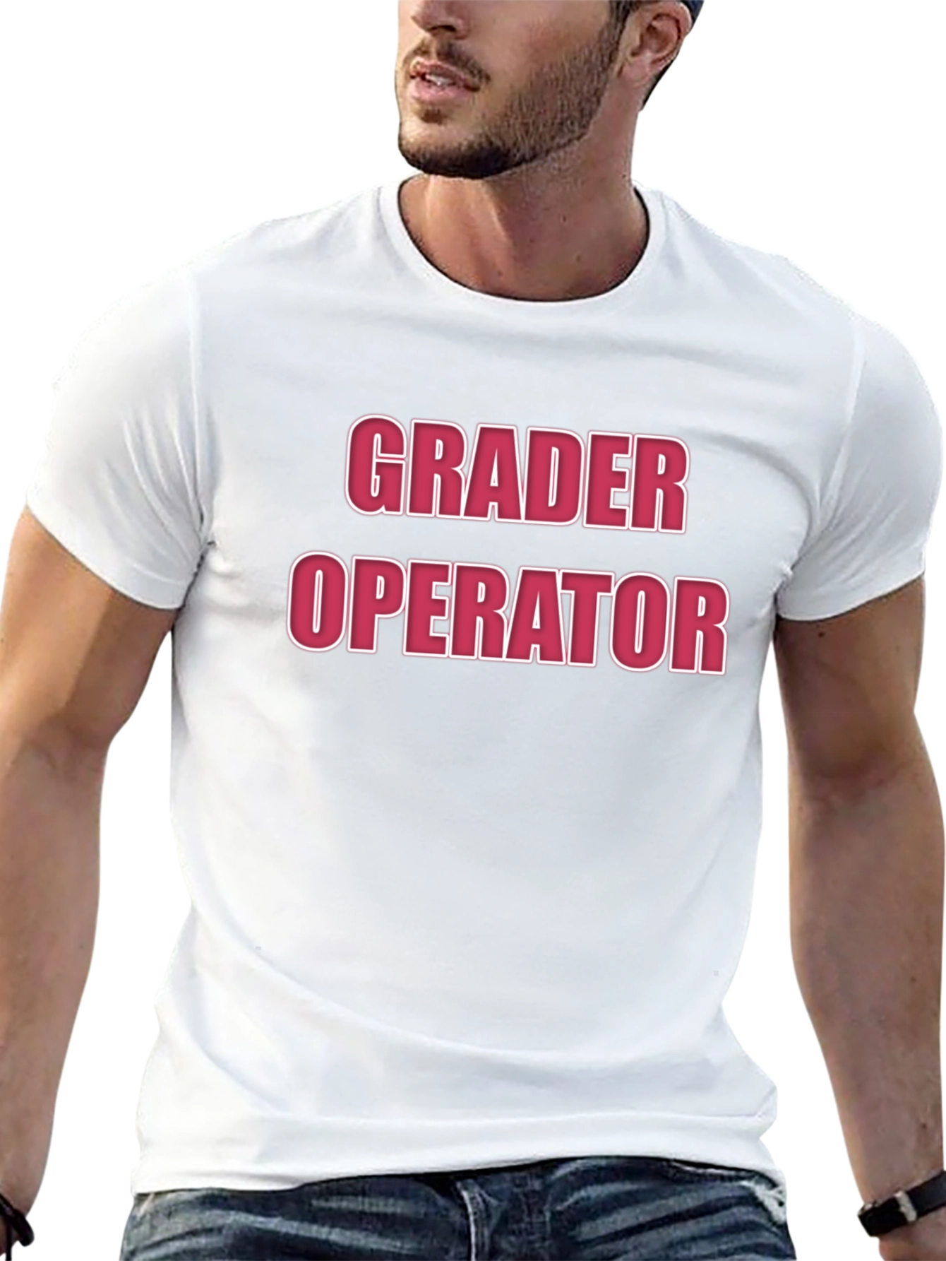 Grader Operator Graphic Tee - Black