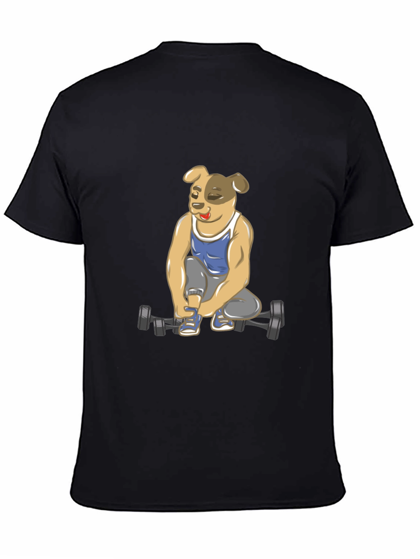 Dog Lifting Weights T-Shirt