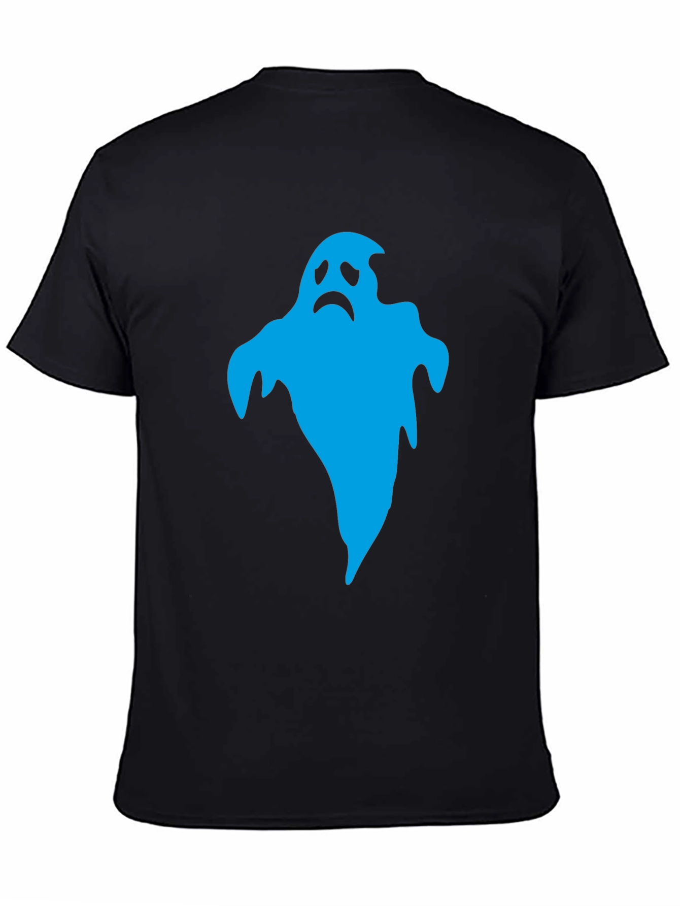Sad Ghost Graphic T-Shirt - Mens Black Tee
