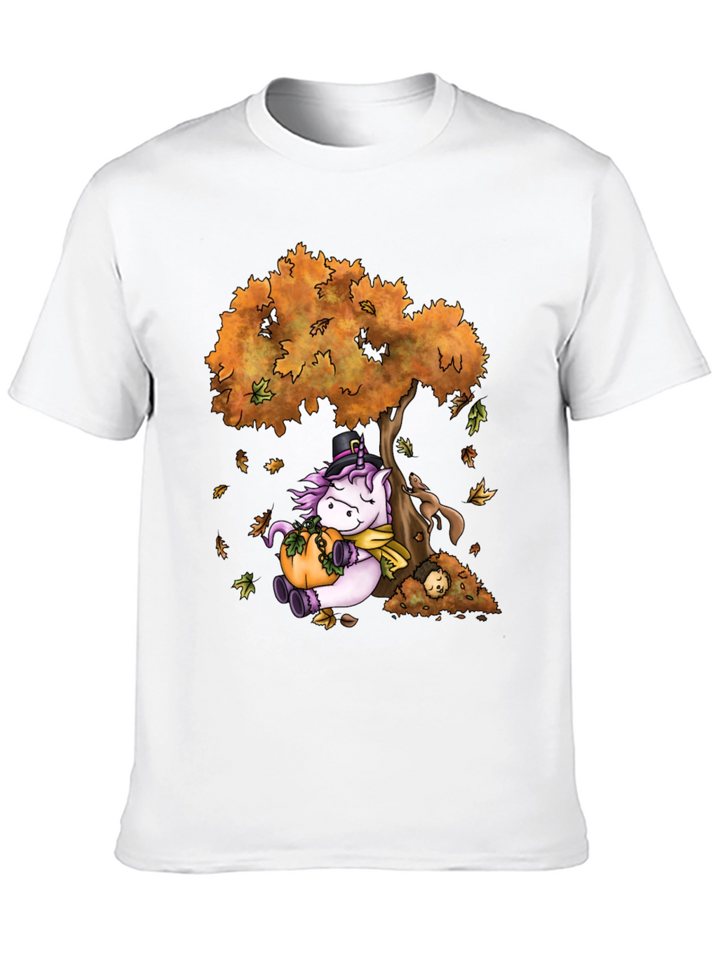 Autumn Unicorn Graphic T-Shirt