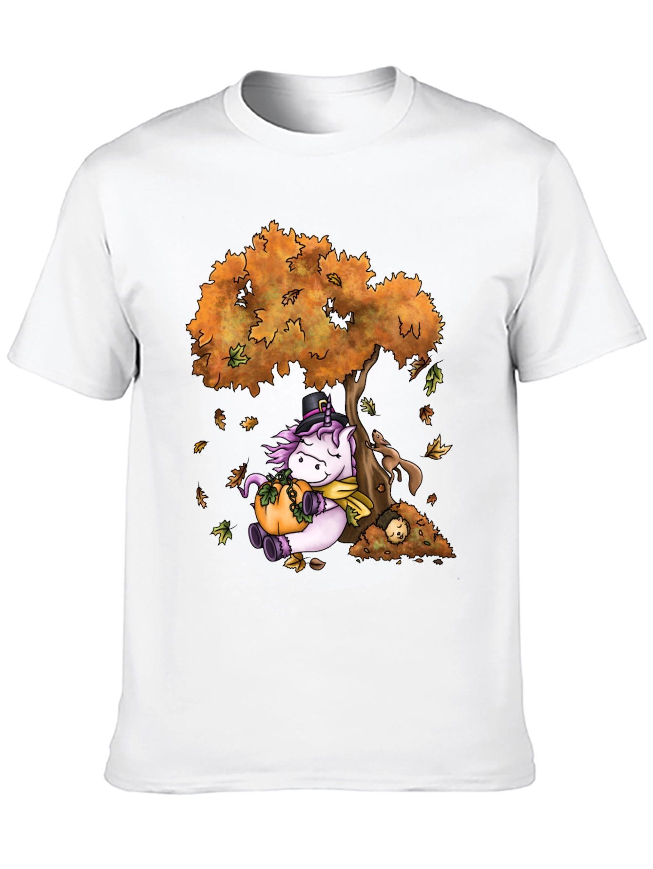 Autumn Unicorn Graphic T-Shirt