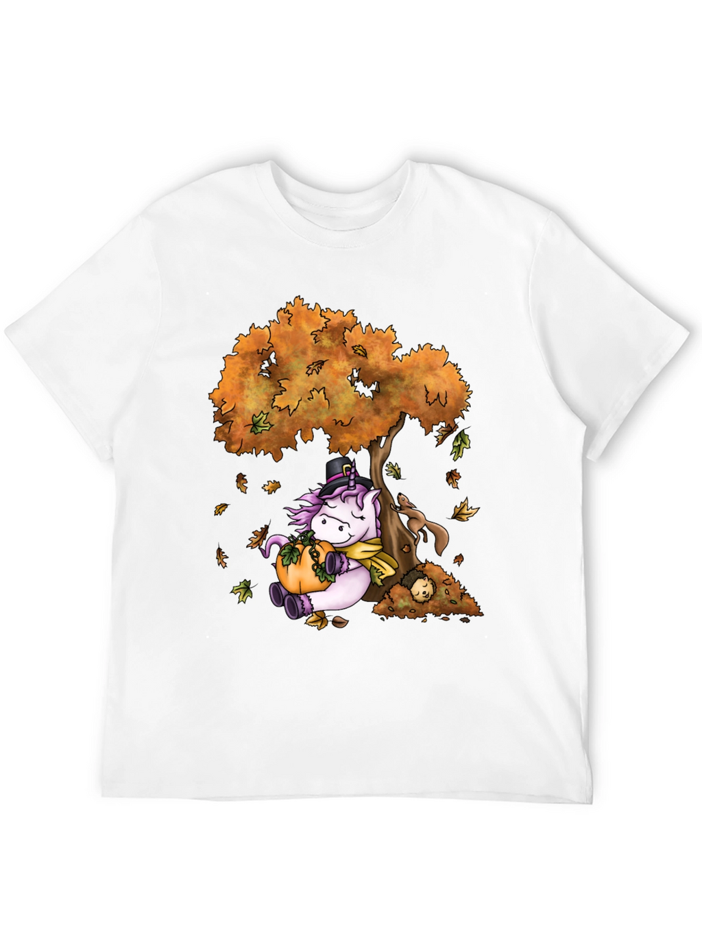 Autumn Unicorn Graphic T-Shirt