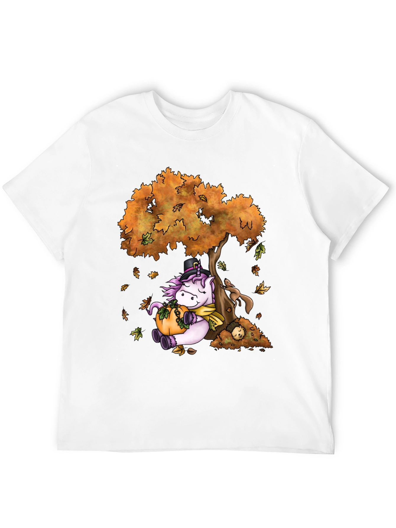Autumn Unicorn Graphic T-Shirt