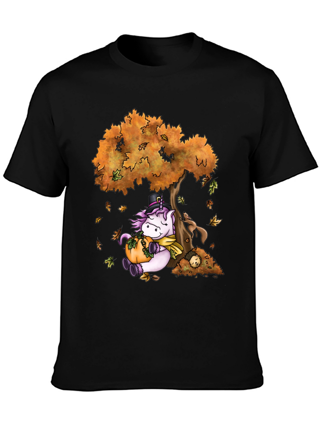 Autumn Unicorn Graphic T-Shirt