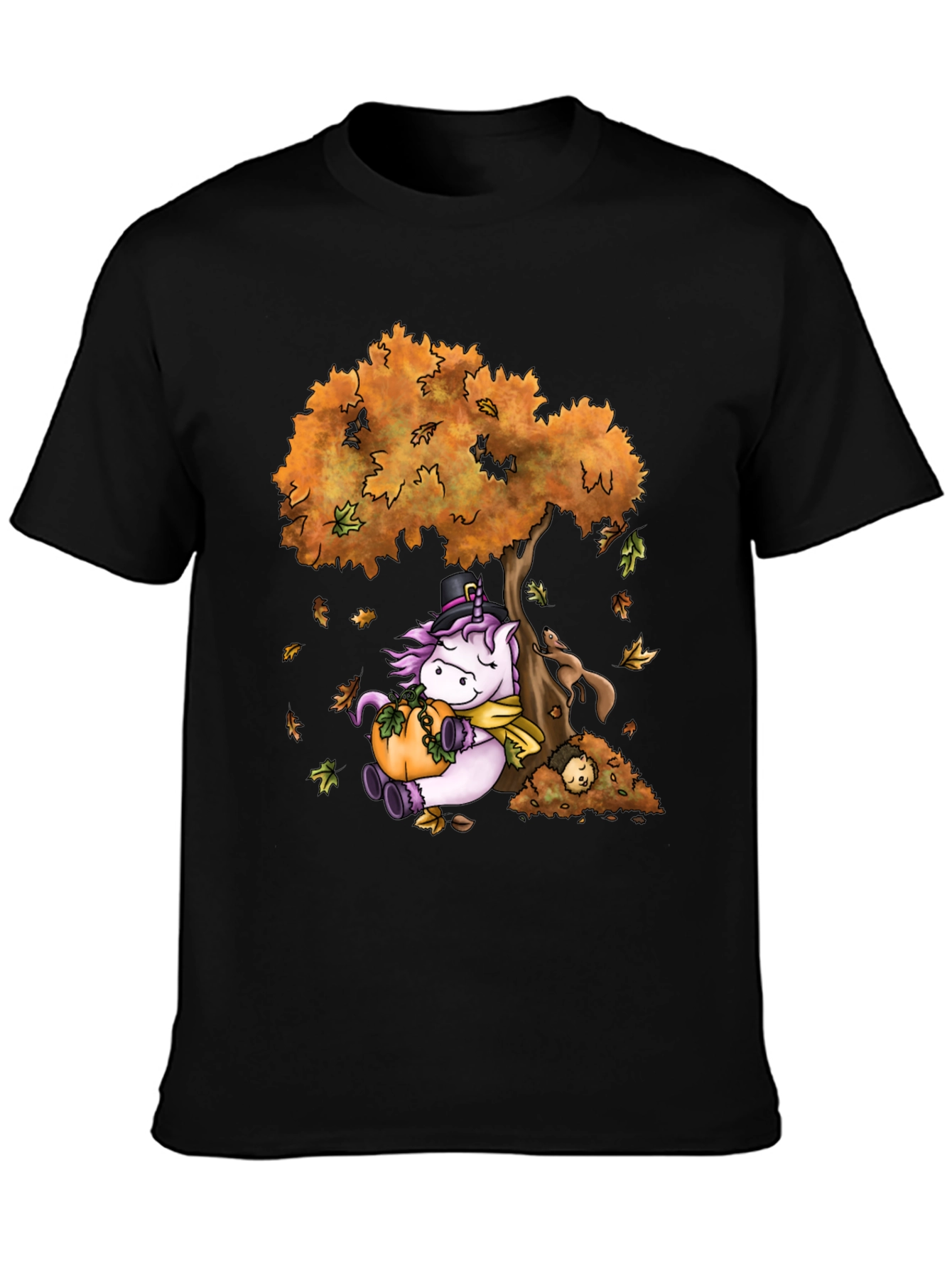 Autumn Unicorn Graphic T-Shirt