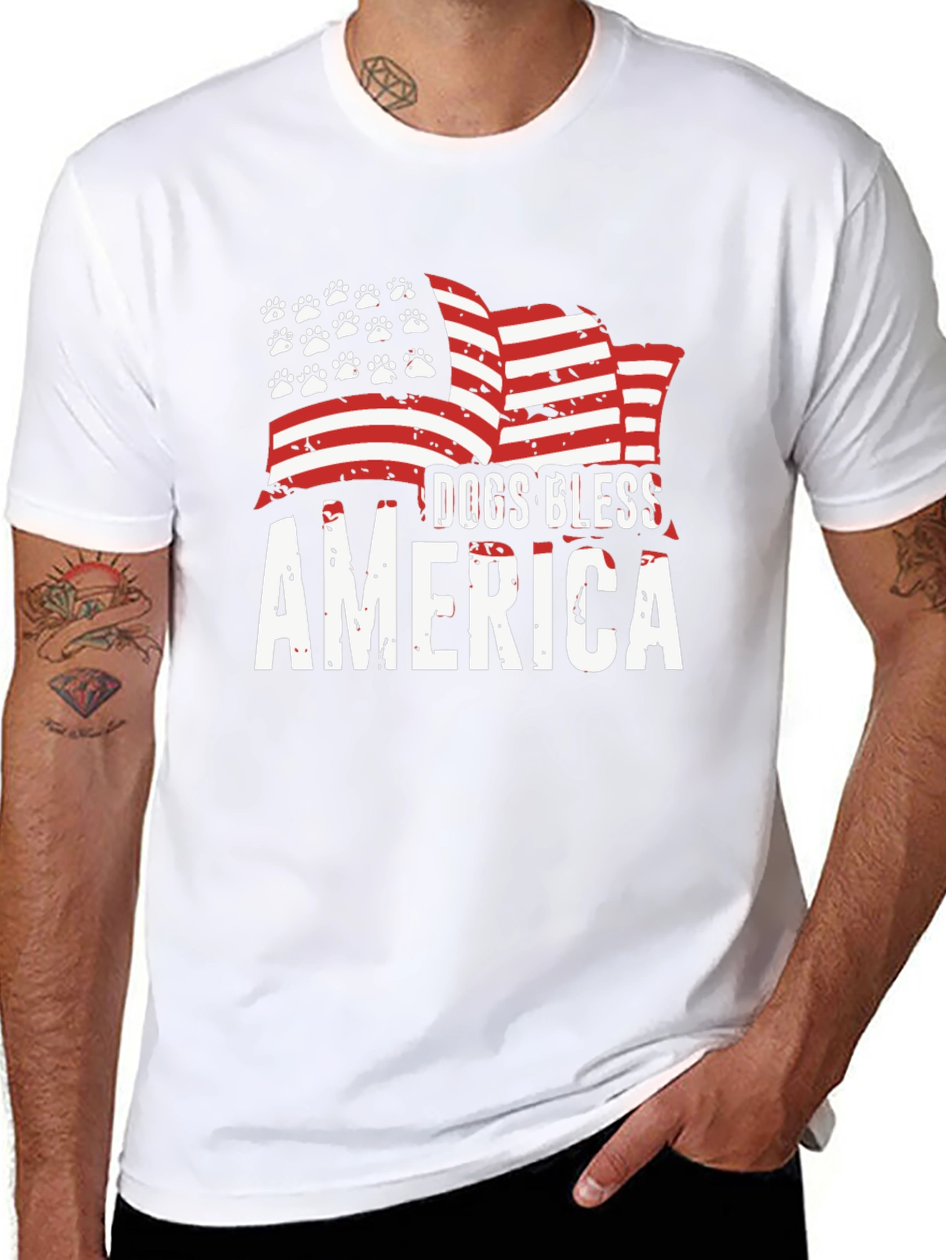 Dogs Bless America T-Shirt