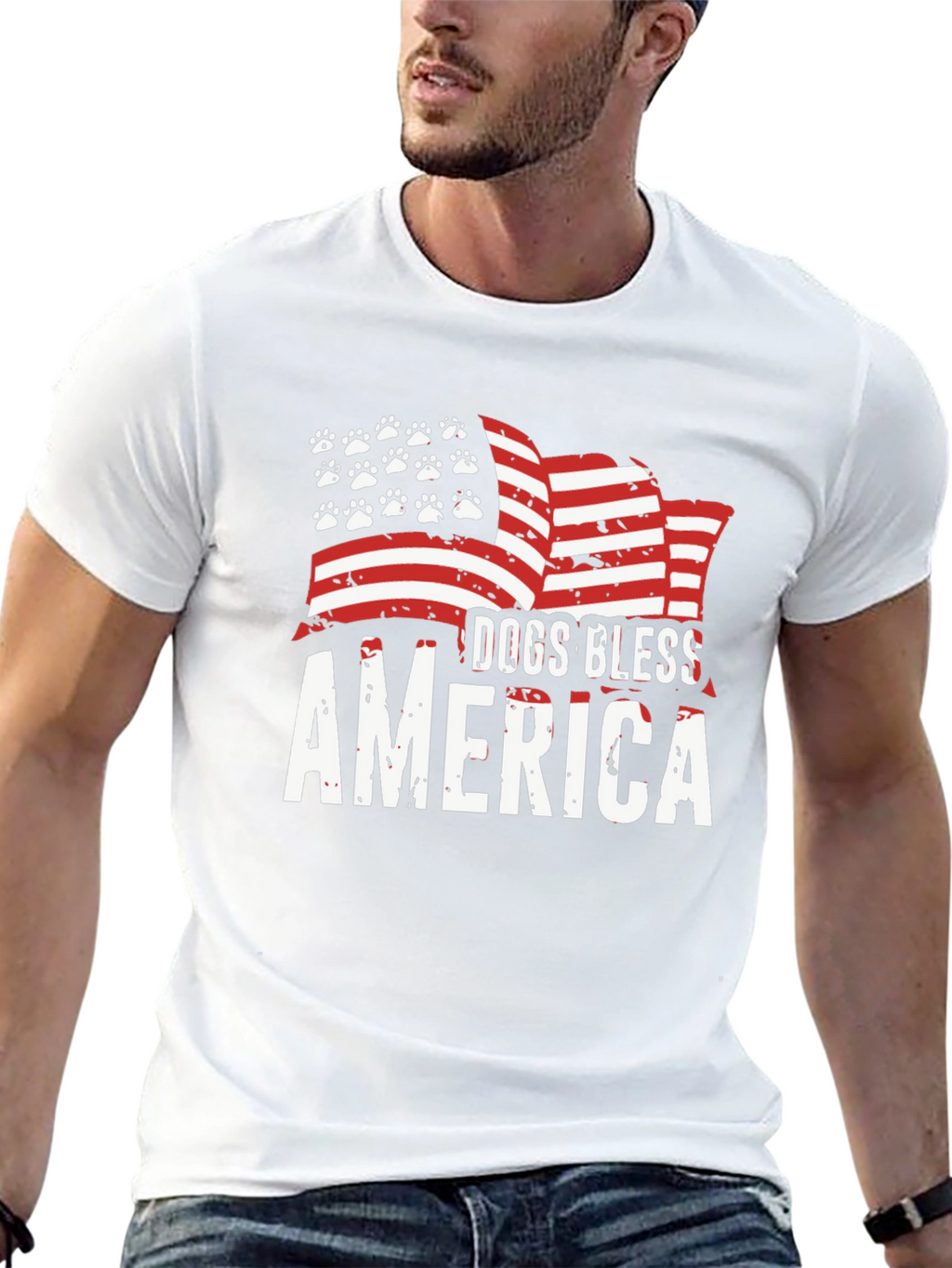 Dogs Bless America T-Shirt