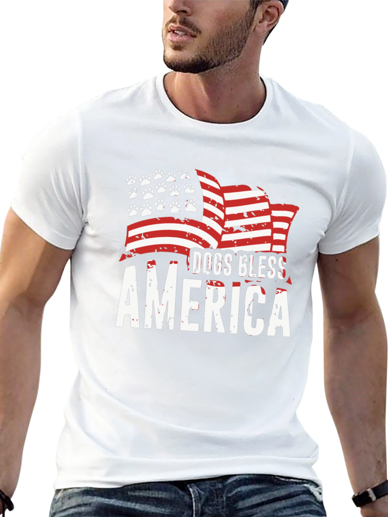 Dogs Bless America T-Shirt