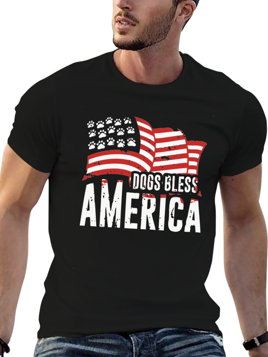 Dogs Bless America T-Shirt