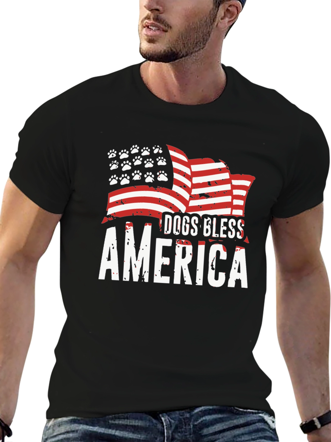 Dogs Bless America T-Shirt