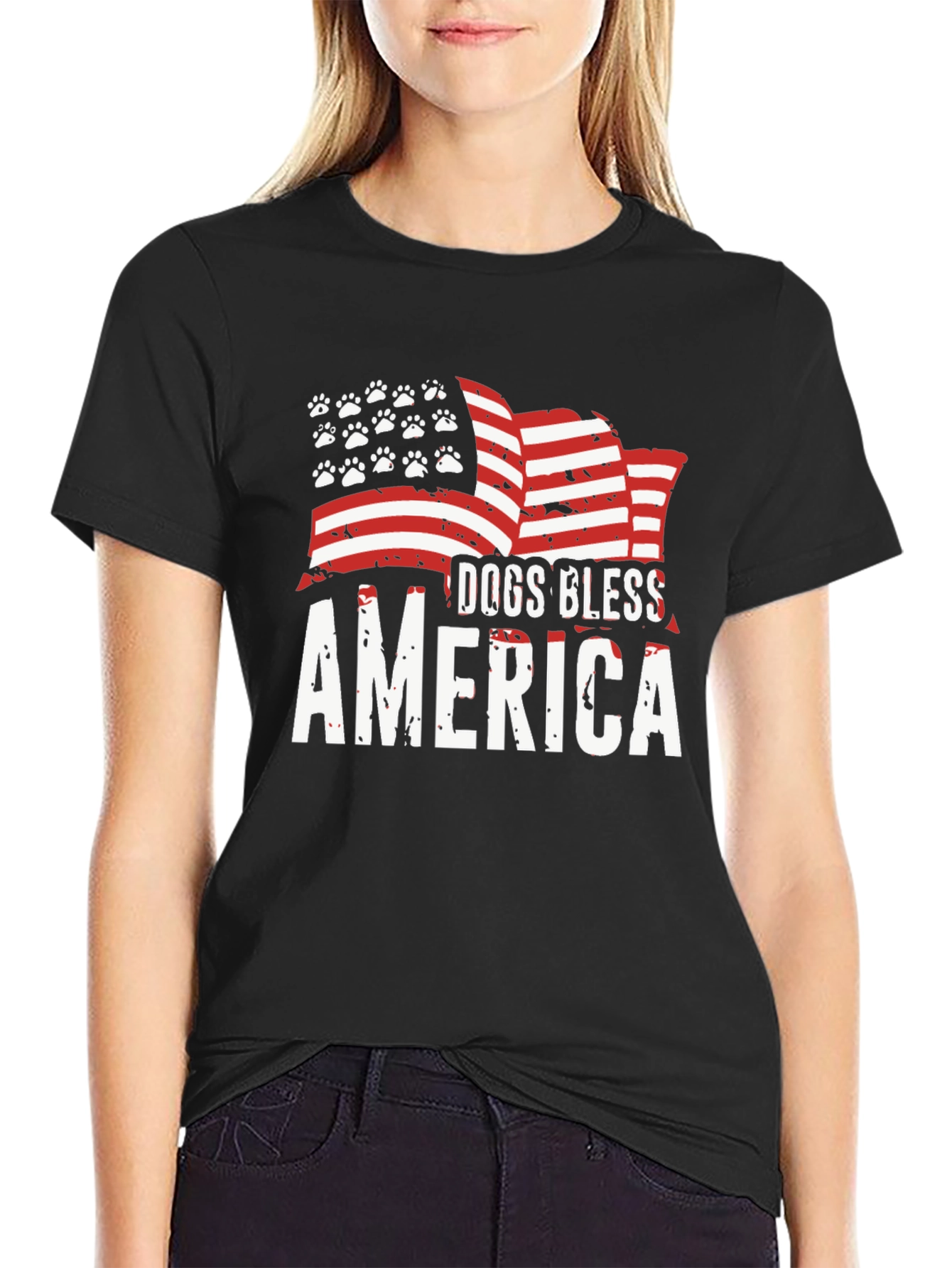 Dogs Bless America T-Shirt