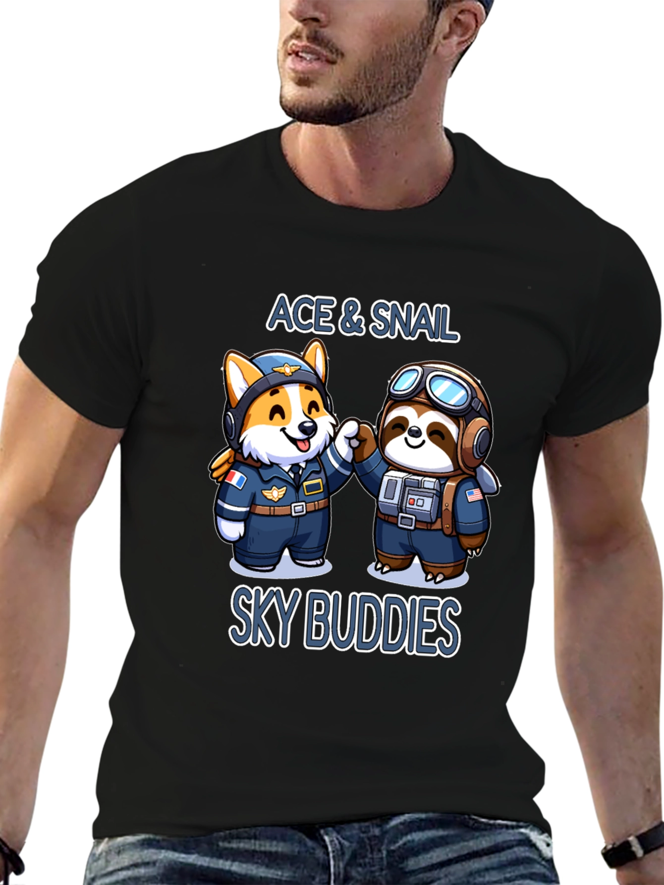 Ace & Snail Sky Buddies T-Shirt