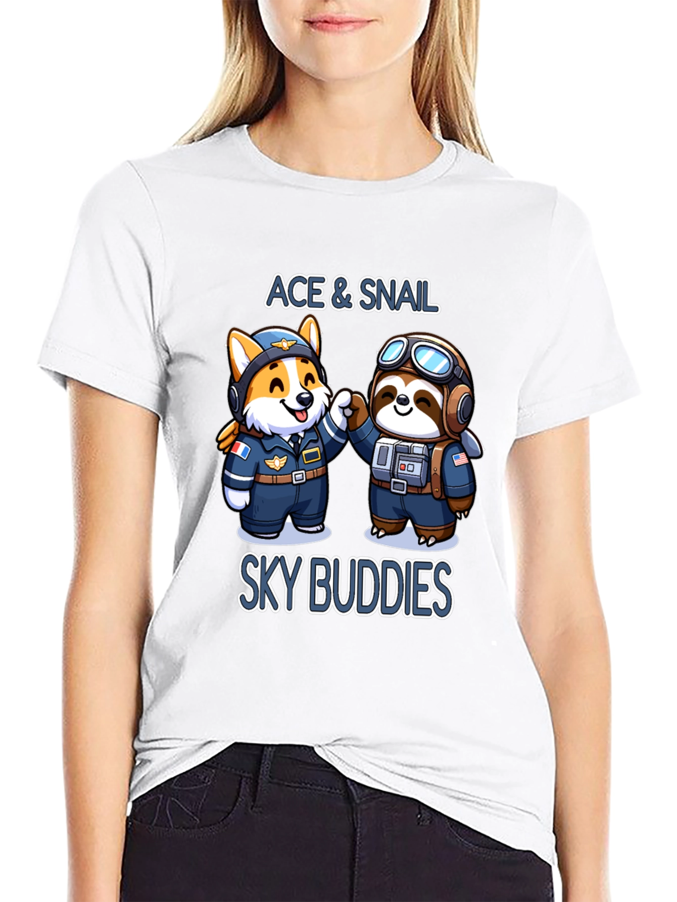 Ace & Snail Sky Buddies T-Shirt