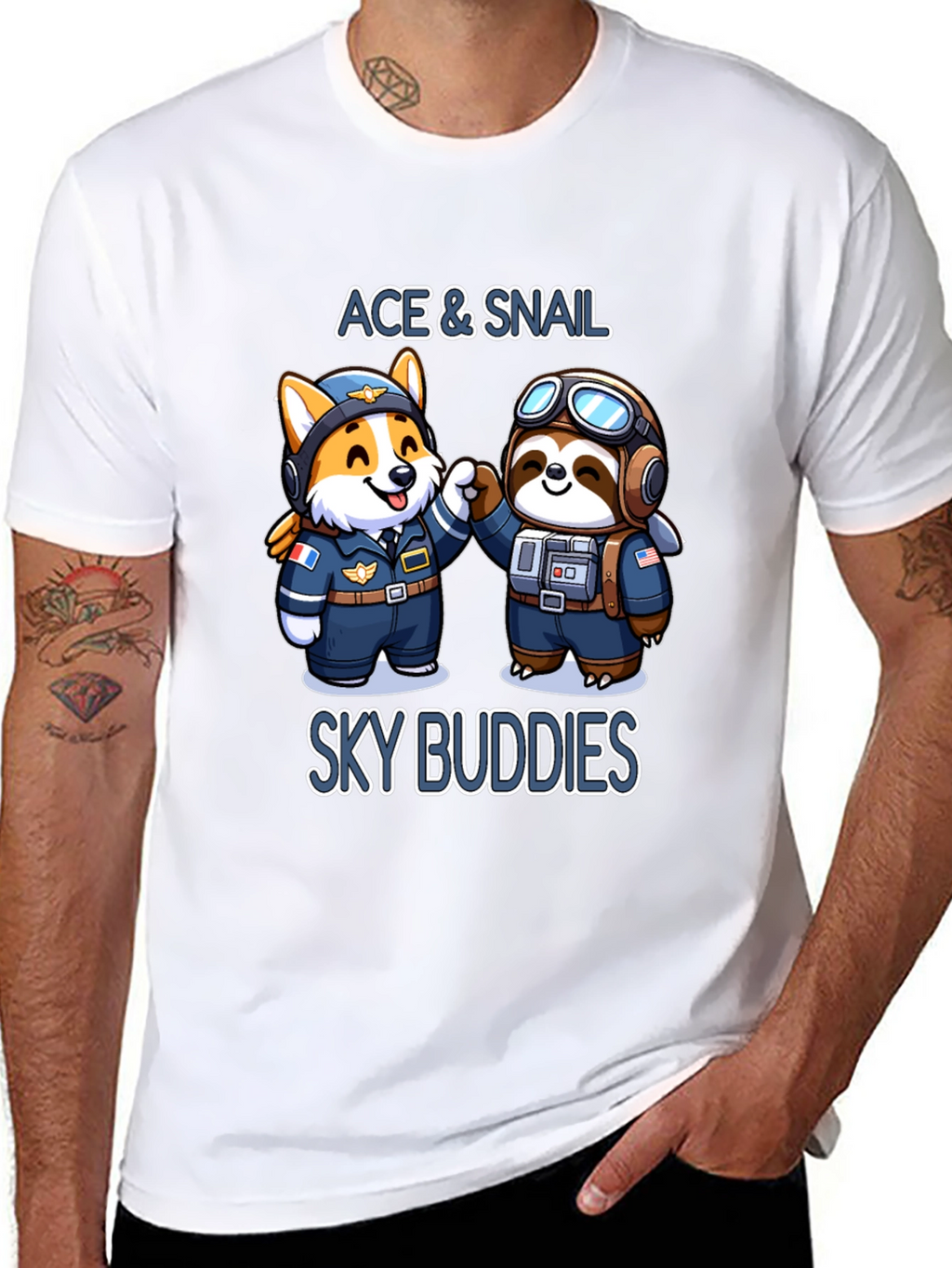 Ace & Snail Sky Buddies T-Shirt