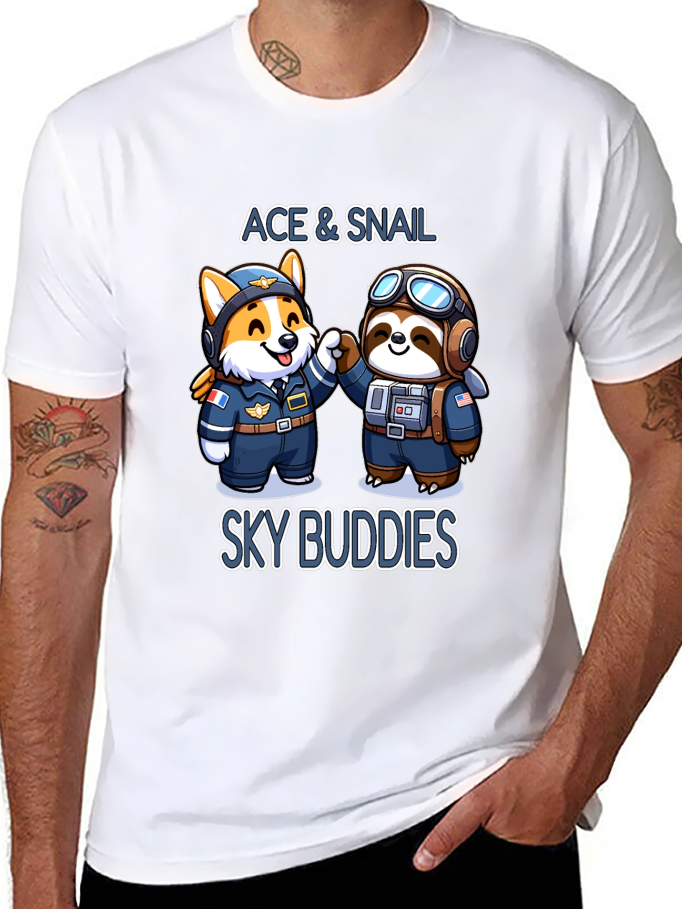 Ace & Snail Sky Buddies T-Shirt