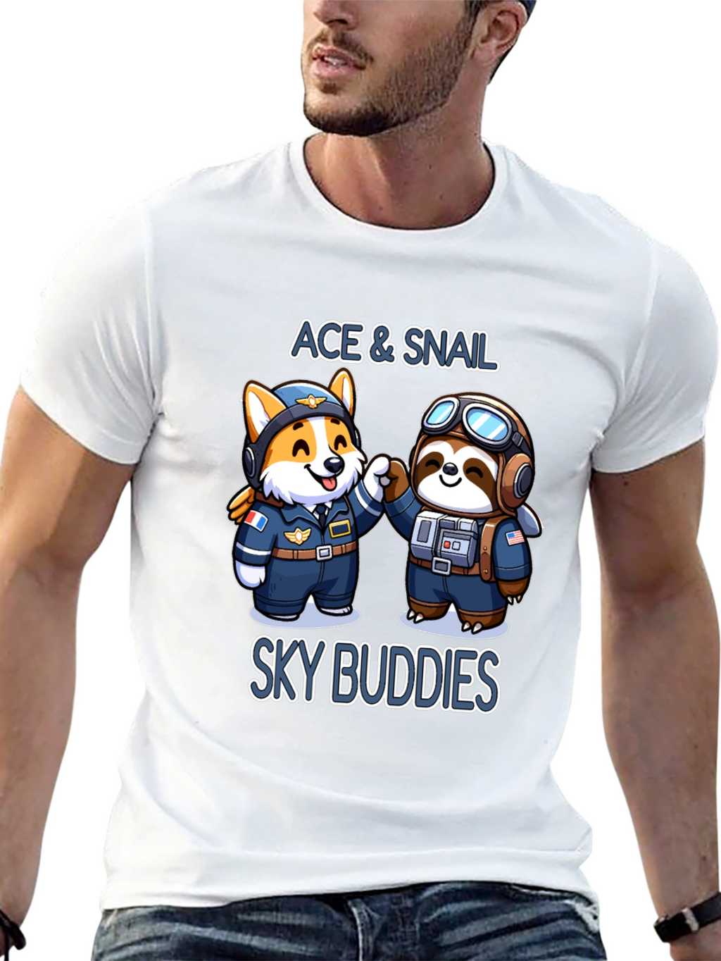 Ace & Snail Sky Buddies T-Shirt