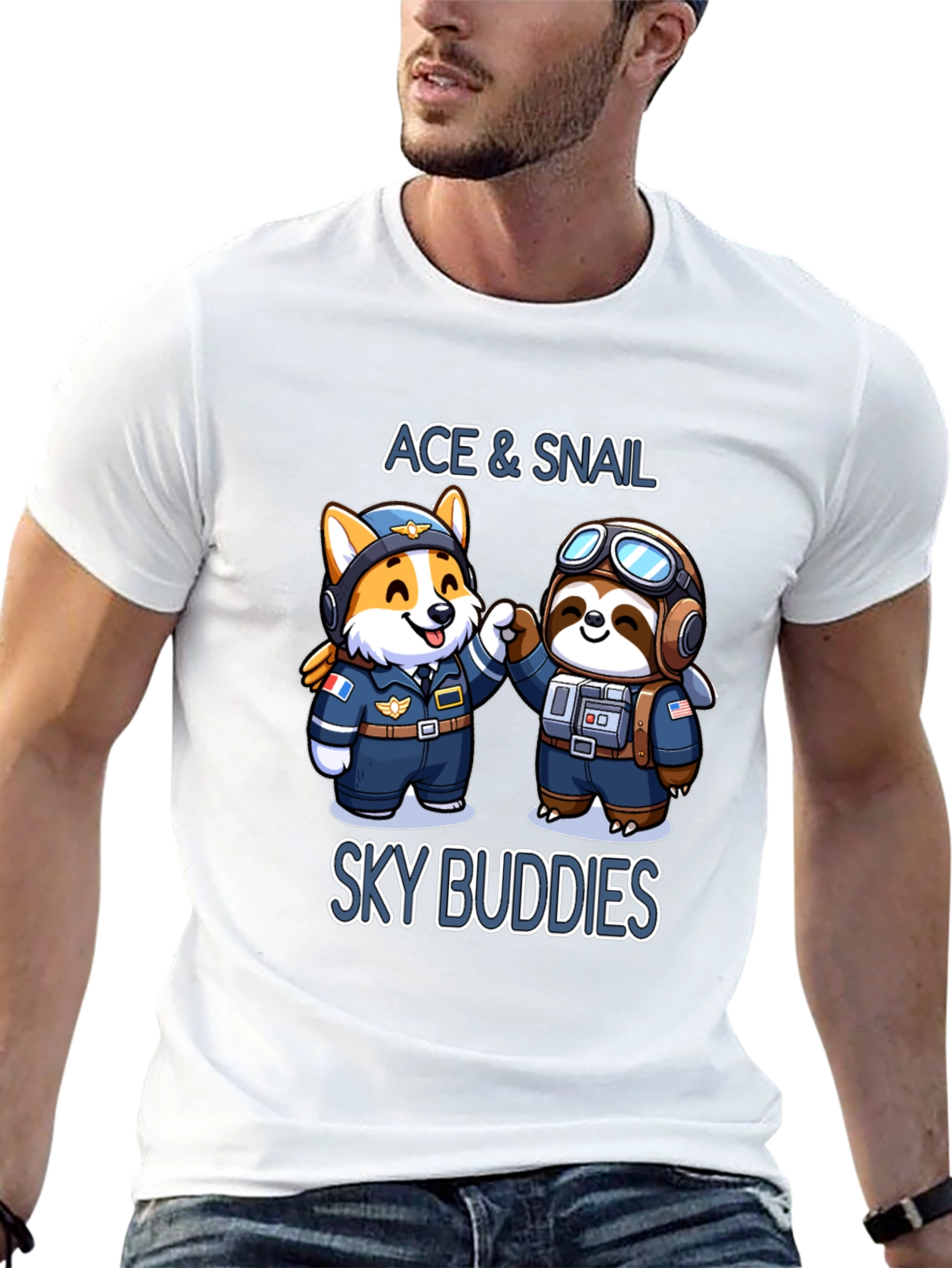 Ace & Snail Sky Buddies T-Shirt