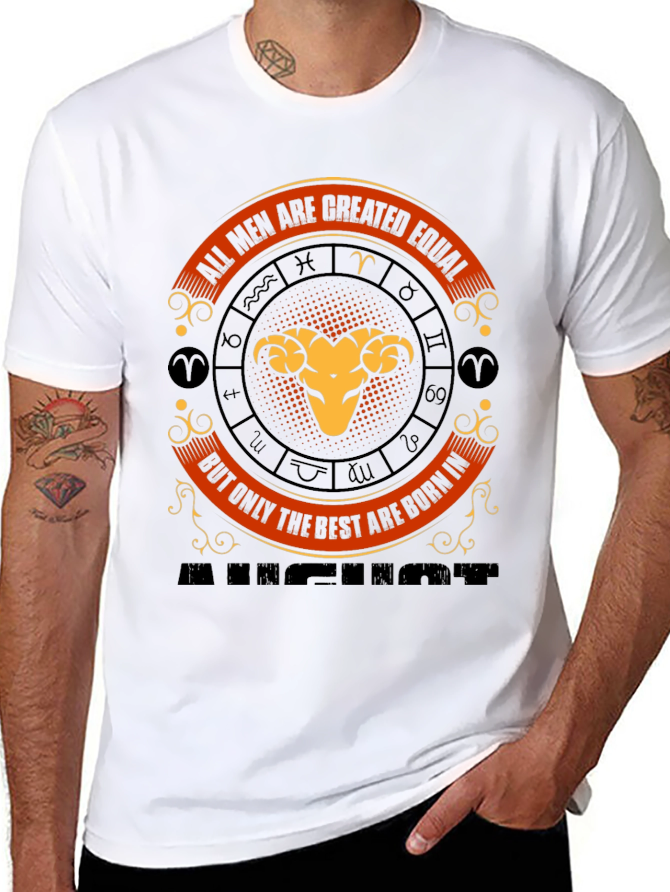 Aries Zodiac T-Shirt - All Men Created Equal