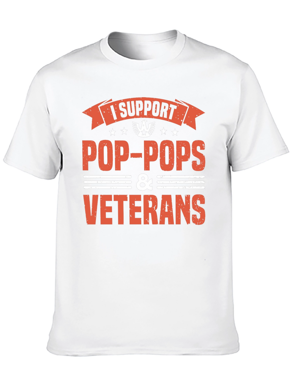 I Support Pop-Pops & Veterans T-Shirt