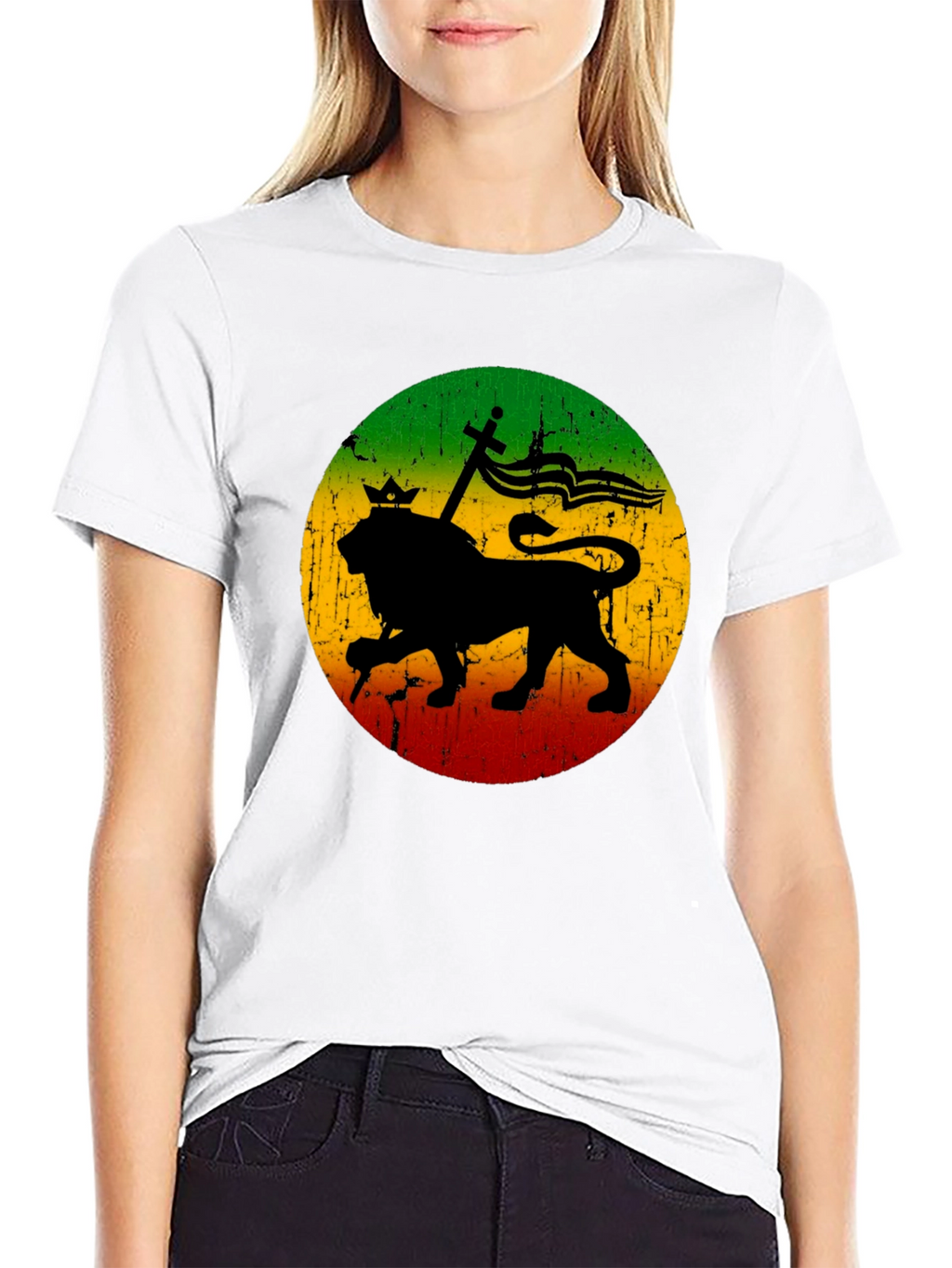 Rasta Lion T-Shirt - Reggae Inspired Graphic Tee